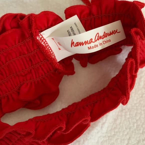 Hanna Andersson Girls Long Sleeve Dress with Headband 🌺 Size 120 (6-8 yrs) - Picture 7 of 13